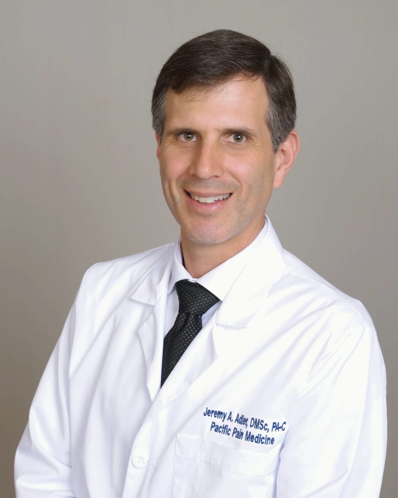 Jeremy Adler PAC Pain Management Doctors Oceanside CA
